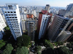 Prédios na região do Jardins na cidade de São Paulo