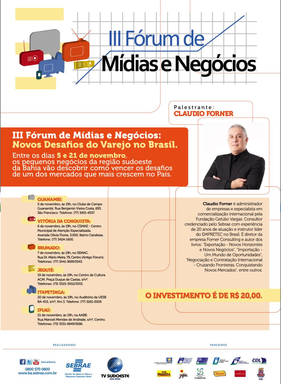 III Forum de Midias e Negocios