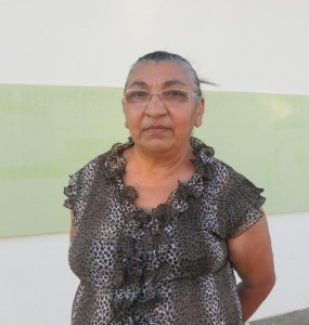 Dona Teresinha Alves Pereira, 66 anos,  proprietária da loja Teresinha Calçados