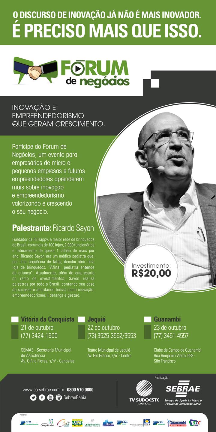 SEBRAE - FORUM DE NEGOCIOS