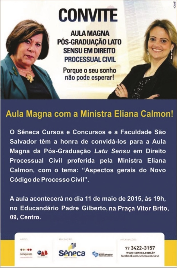 AULA MAGNA-SENECA - ELIANA CALMON1