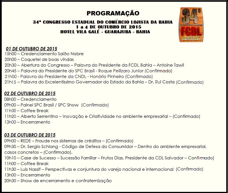 Programa congresso 34-fcdl