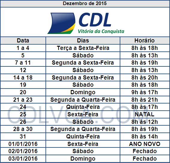 Horário do Comércio no Carnaval 2024 - CDL Vitoria da Conquista