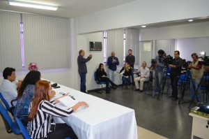 Coletiva de imprensa da Embasa