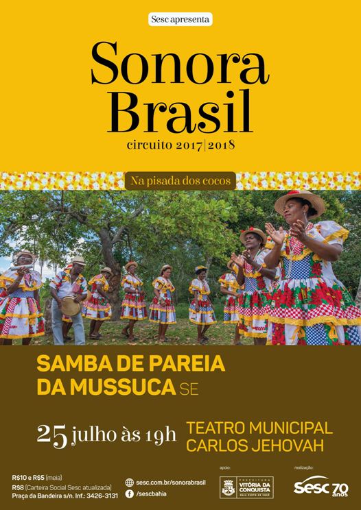 Sonora Brasil - Circuito 2017/2018 - Programação