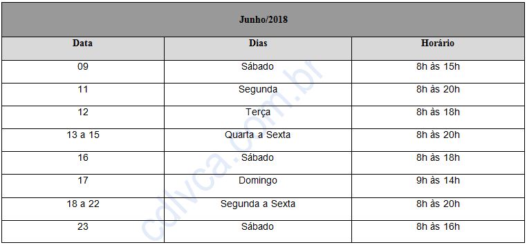 Horário especial de funcionamento do comércio no período junino - CDL  Vitoria da Conquista